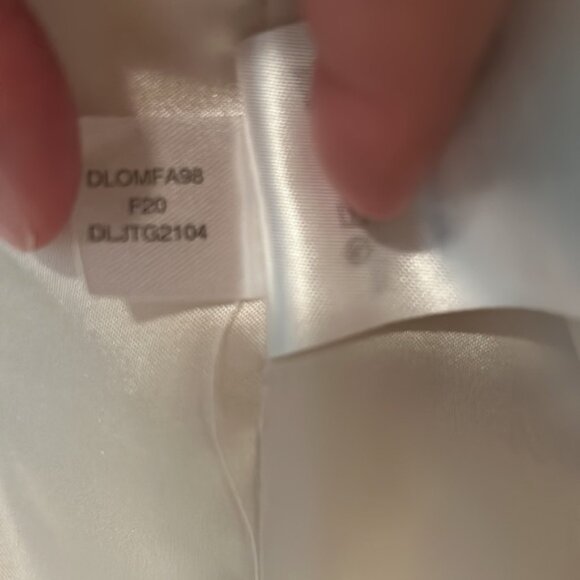 DKNY Faux Fur Short Jacket Coat Women’s S White - Picture 5 of 5